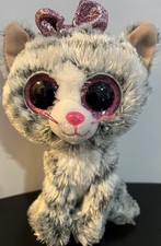 Ty Beanie Boo KIKI Gray Cat NO Tag