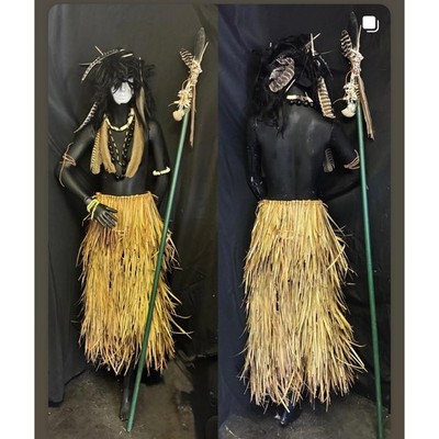 Native Warrior Costume - Handmade One-of-a-Kind - One Size Fits All