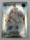 Hunter Tyson 2023 Prizm Deca Basketball Autograph Silver Rookie Number #DS-TYS