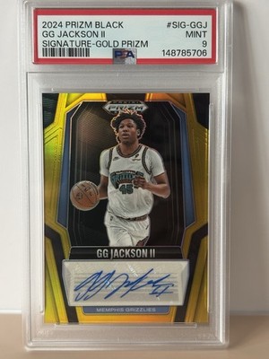GG Jackson /10 - 2024-25 Panini Prizm Black - #SIG-GGJ Gold Prizm (PSA 9)