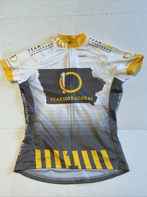 Primal Livestrong Iowa Cycling Jersey - Lance Armstrong Women s Size Large