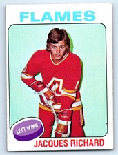 1975-76 Topps #117 Jacques Richard Atlanta Flames