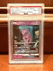 2017 Pokemon Sun & Moon Shining Legends Mewtwo GX 78/73 #78 Secret Rare PSA 8