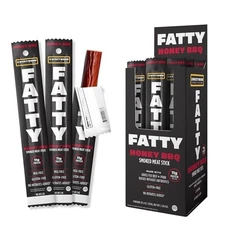 FATTY Meat Jerk Sticks, Grass-Fed Beef, High Protein Snack, Camping, Sports,...