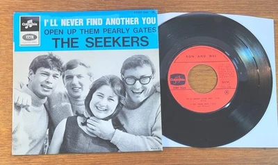 THE SEEKERS / RON & MEL french EX 60s SPLIT 7" EP "I'll Never Find Another You" - Bild 1 von 4