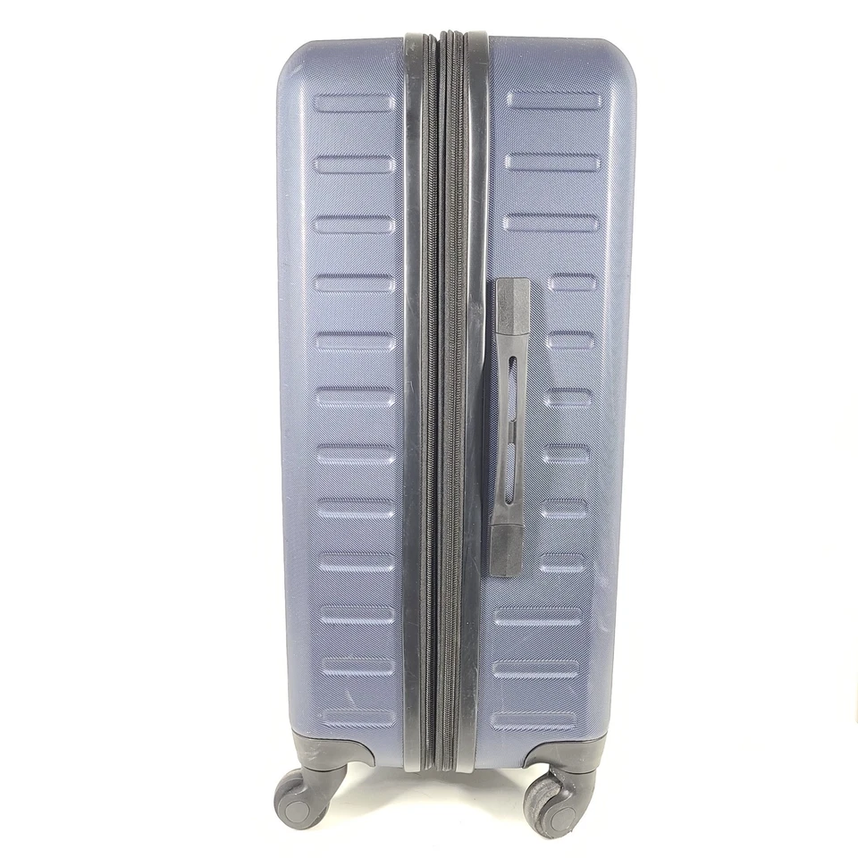 Atlantic 25" Spinner Expandable Check In Luggage Hardcase Navy Blue - Image 2 of 4