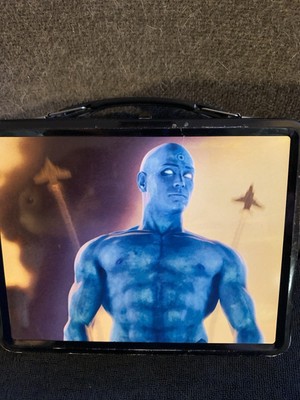 DC Comics Movie NECA Watchmen Doctor Manhattan Metal Lunch Box Bucket Pail 2008