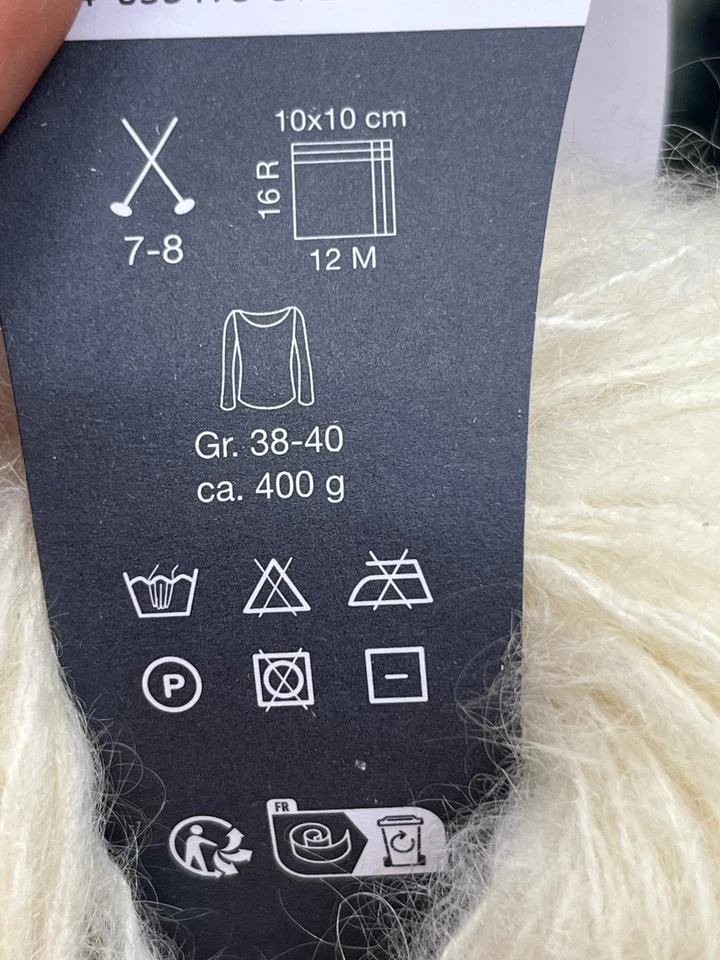 Lana Grossa Mohair di Gio, Mohair/Schurwolle, 50g ca. 85m, versch.Farben - Bild 3 von 3