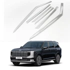 Chrome Side Window Visors Wind Deflector 6p for 2026 Hyundai Palisade