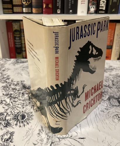 Jurassic Park - Michael Crichton (1990, Hardcover) Book Club Edition BCE, HCDJ - Picture 3 of 17