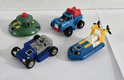 B-249 VINTAGE 1980'S HASBRO G1 TRANSFORMERS AUTOBOT MINI VEHICLES LOT