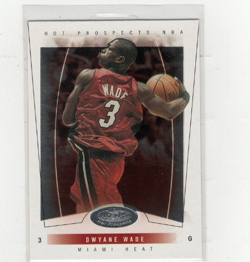 2004-05 Dwyane Wade Hoops Hot Prospects #1 Free Shipping (A2945)
