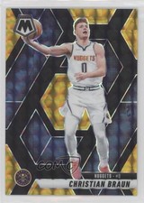 2024-25 Panini Mosaic Choice Black Gold Prizm 1/8 Christian Braun #141 0m1w