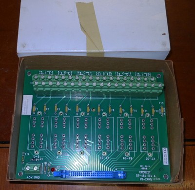Crouzet - Model #PB-24HQ, #57-464, Rev.A - I/O Board for 6, Opto-22 Quad Modules