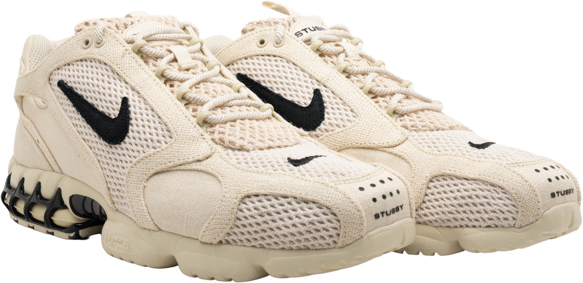 Nike Stussy x Air Zoom Spiridon Caged 2 Fossil for Sale