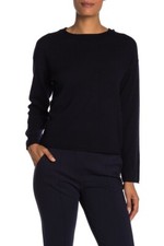 W437 NWT VINCE WOOL CASHMERE ROLLED EDGE WOMEN HOODIE SWEATER SIZE XS, S, M 325