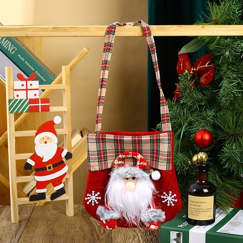 Present Bags Christmas Storage Candy Bag For Xmas Presents Party Home Decoration - Picture 10 of 18