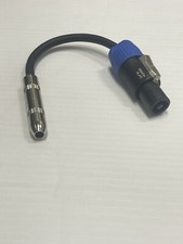 6 Inc. speaker cable 16 gauge wire 1/4 female  to speakon connector Male