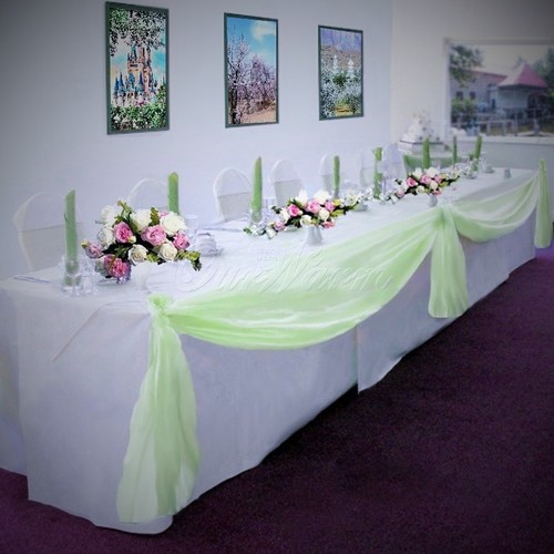 VALANCE SWAG FOR TABLE CHAIR WALL CHURCH DECOR POLE FABRIC SIZE 1 YARD X 6 YARD - Picture 36 of 63