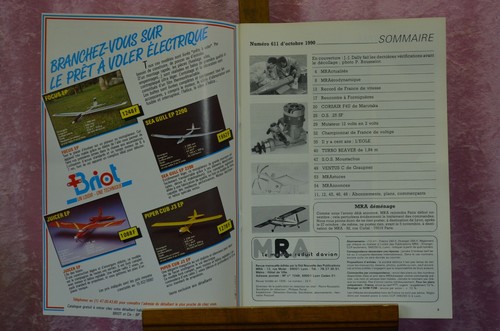 ANCIENNE REVUE MRA AVION MODÉLISME TURBO BEAVER VENTUS C EOLE D ADER O S 25 SF - Imagen 2 de 2