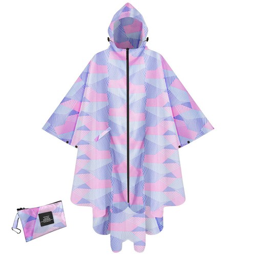 Fashion J&K Style Unisex Portable Raincoats Rainproof Hiking Cycling Rain Cape - Picture 50 of 53