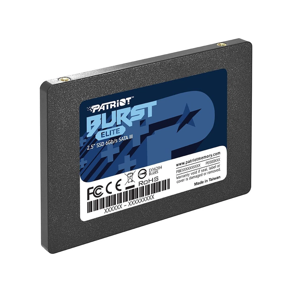 Patriot Burst Elite 120G 240G 480GB 960GB 2.5" SATA3 6GB/s SSD PC/MAC 10PACK Lot - Image 4 of 4