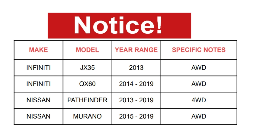 2 Rear Wheel Hub Bearing For 2013 2014-2019 Nissan Pathfinder Infiniti QX60 4WD - Image 2 of 4