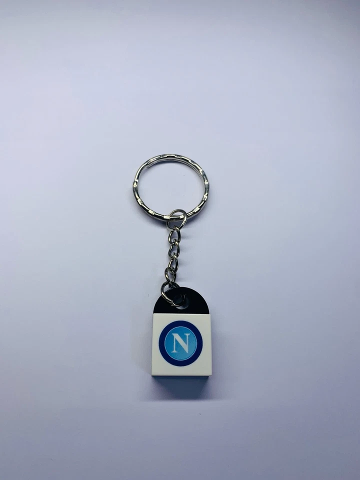 Portachiavi Lego Calciatori Serie A Juventus Milan Inter Napoli - Immagine 4 di 4