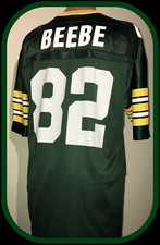 VINTAGE DON BEEBE GREEN BAY PACKERS REPLICA CHAMPION JERSEY ADULT 48 LARGE