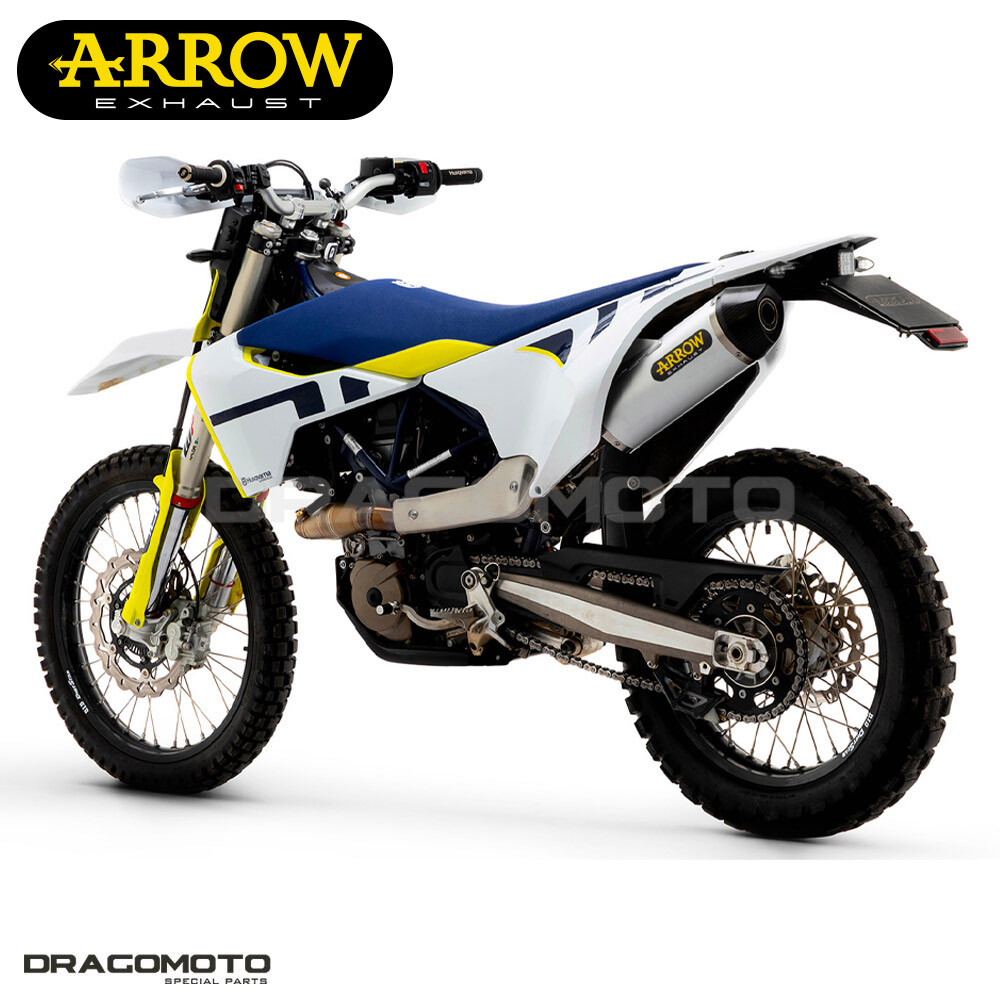 HUSQVARNA 701SUPERMOTO F Arrow フルエキゾースト Race-Tech Titanium Muffler - HQV 701 SM/END Ti