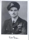SPBB43 WWII WW2 RAF Battle of Britain BoB hurricane pilot GREEN signed photo