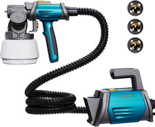 Tilswall 800W Electric Paint Sprayer with 1300ml Tank, 4 Nozzles & 3 Spray Modes