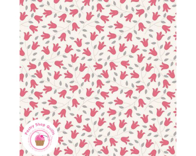TILDA SOPHIE BASICS 130098 Red Tulips Quilt Fabric TONE FINNANGER