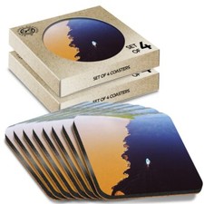 8 x Boxed Square Coasters - Water Meeting Amazon River Brazil  #2270