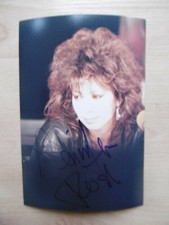 Jennifer Rush signed 4x5 inch photo autograph Jennifer Rush signed 4x5 inch photo autograph