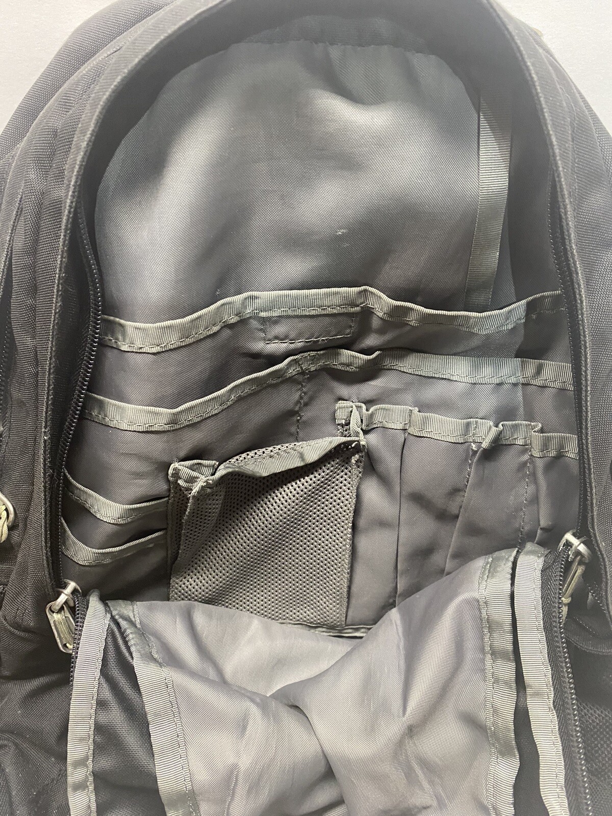 The North Face Jester Black Backpack Pockets Bag One… Gem
