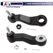 2Pc Pitman Idler Arm Kit Set For Chevy GMC Cadillac Silverado Sierra Yukon Tahoe