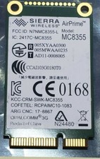Sierra Wireless AirPrime Model MC8355 PCI-e HSDPA 3G Cellular GPRS GSM UNTESTED