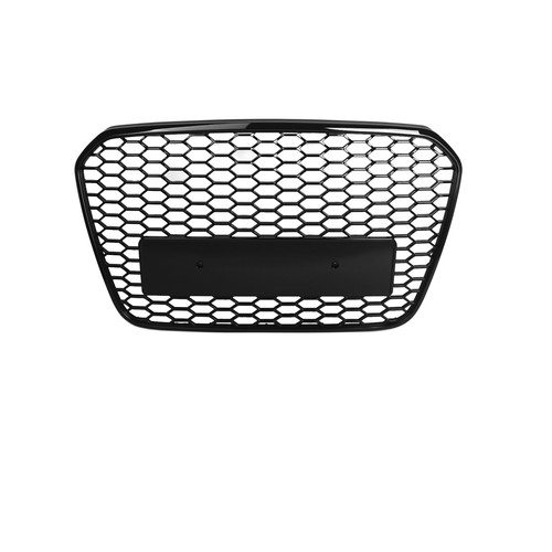 RS Style Honeycomb Mesh Front Bumper Radiator Grille For Audi A6 C7 S6 2012-2015 - Picture 4 of 12
