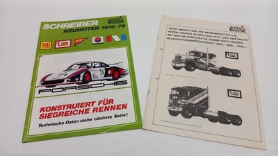 Vintage von 1978 / 79 -  Schreiber - 2 x  Modellbausatz - Katalog  -  gebraucht