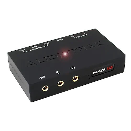 AUDIOTRAK MAYA U5 USBサウンドカード AUDIOTRACK MAYA U5 DAC SNR 110db 5.1 USB SOUND CARD -EXPRESS