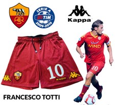 💛❤️AS ROMA MATCH WORN⭐TOTTI⭐SHORT PANTALONCINI⭐2009⭐️KAPPA⭐️SIZE M⭐️DDR