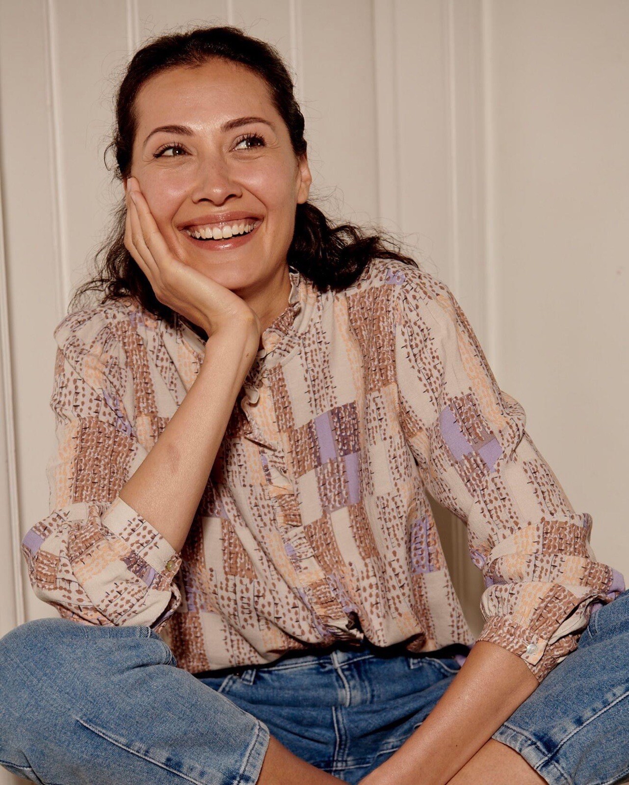 White Stuff Arabella Patchwork Ditzy Print Frill … - image 7