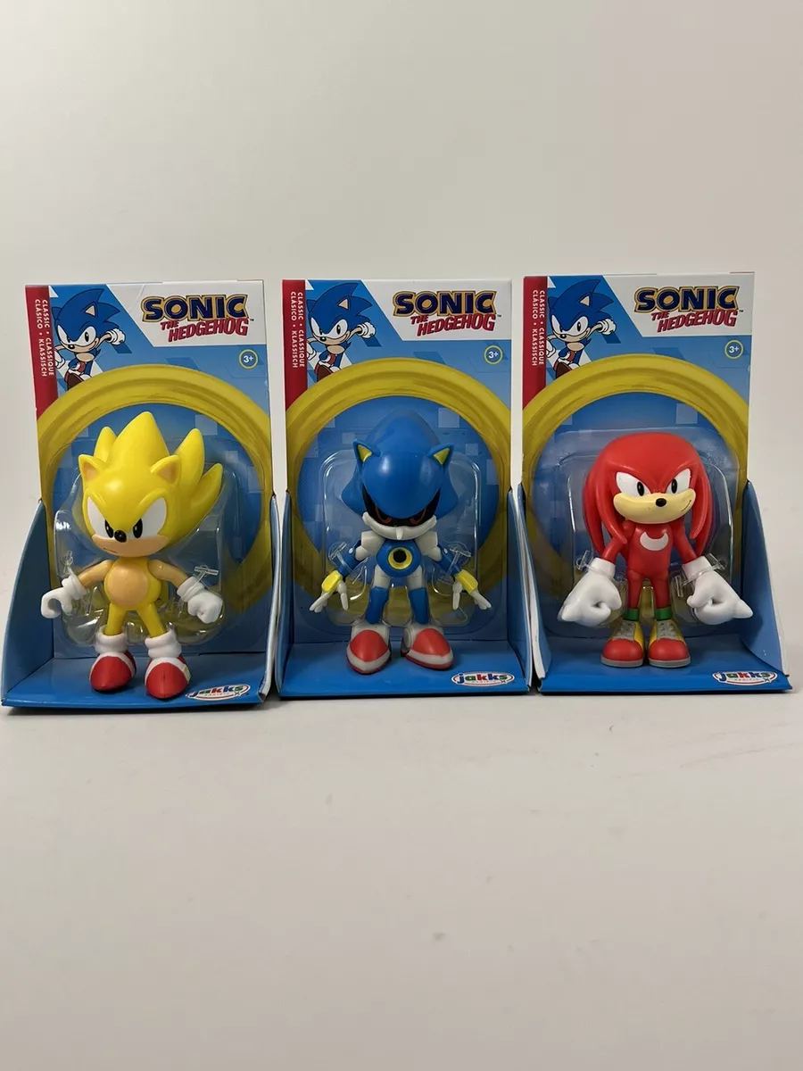 Sonic The Hedgehog Action Figure 2.5 Inch Metal Sonic Collectible Toy , Blue, 3 years