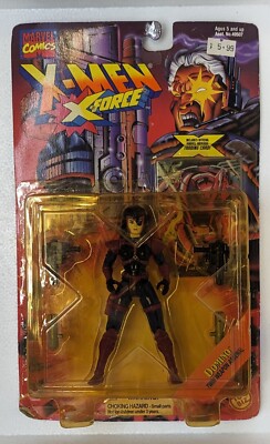 Vintage 1995 X-Men X-Force Domino Action Figure Marvel Comics Toy Biz Sealed New