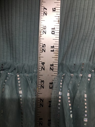 Wonder Nation SS Tutu Dress Aquifer Size XL (14-16) plus - Picture 12 of 14