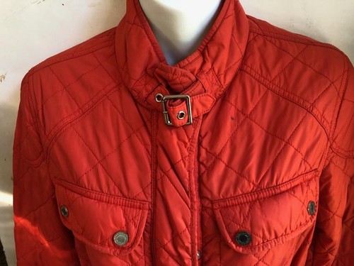 Lauren Ralph Lauren woman quilted, Belted coat lined zip & snap close Jacket S - Picture 7 of 14