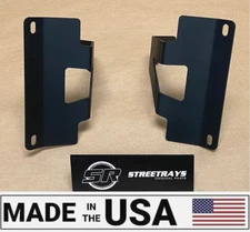 [SR] Front Lower Bumper Grille 22'' Light Bar Mount Brackets FOR 19-24 RAM 1500