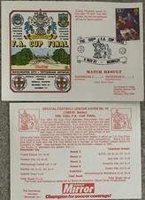 MANCHESTER CITY V TOTTENHAM HOTSPUR FA CUP FINAL 1981 DAWN FIRST DAY COVER