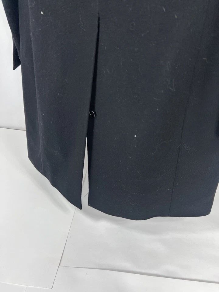 Helmut Lang Coat Wool collectors piece 2000 Black trench jacket - Image 3 of 3
